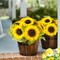 Long Stem Silk Artificial Sunflowers Bouquet Floral Arrangements for Home Decor